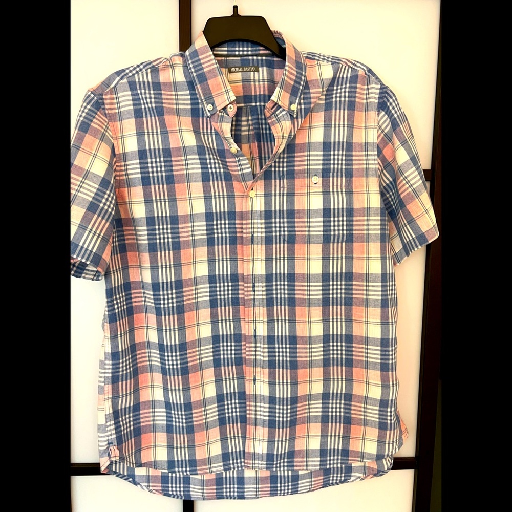 Michael Bastian men’s vintage plaid shirt XL